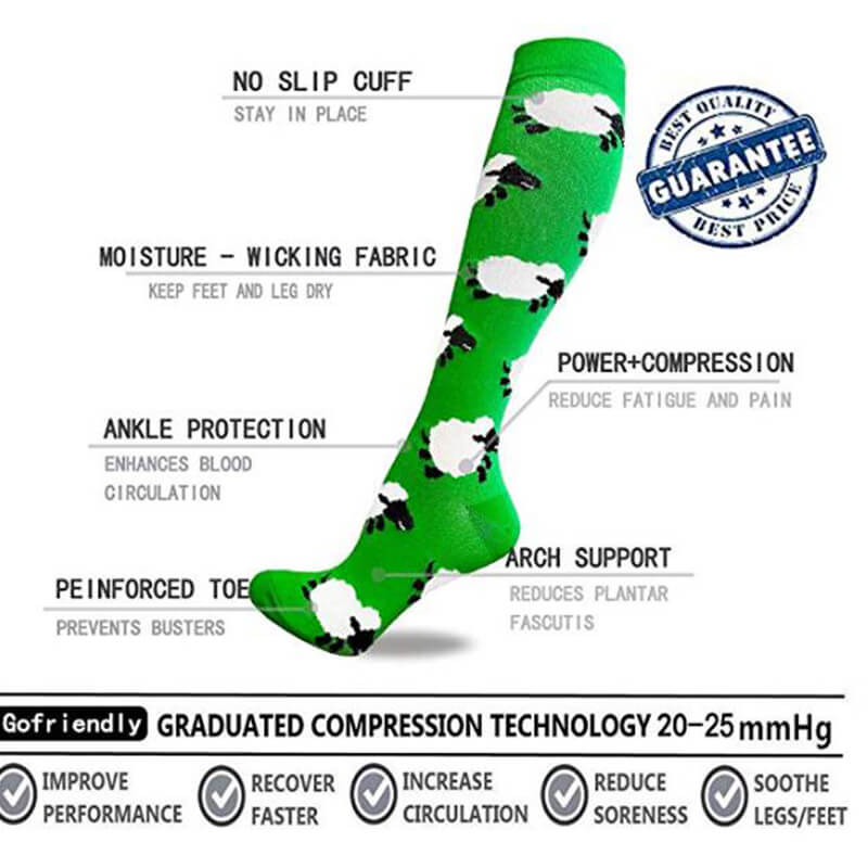3-Paris Cute Fashionable Compression Socks for Man and Woman -5